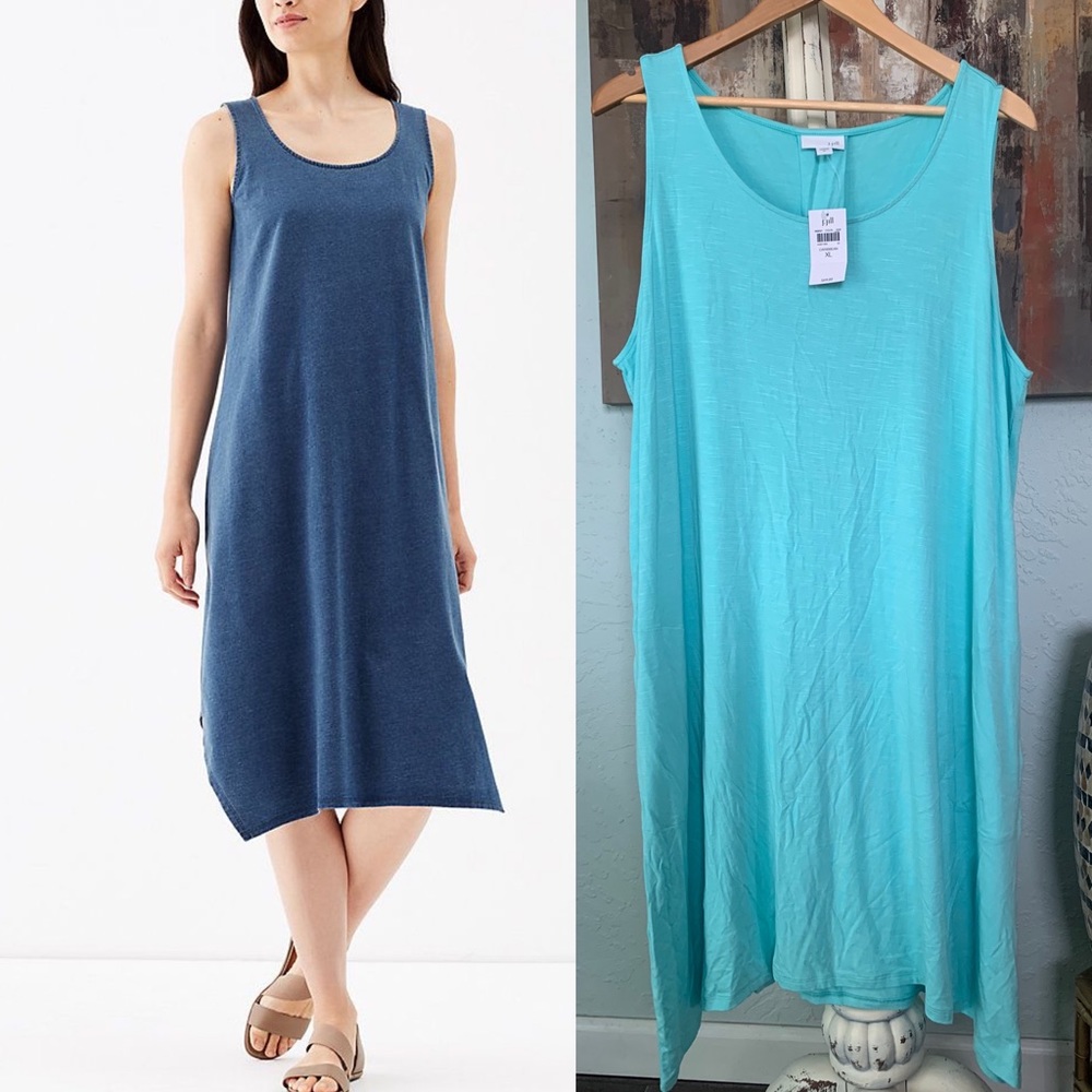 J Jill Dipped Hem Maxi Dress XL
